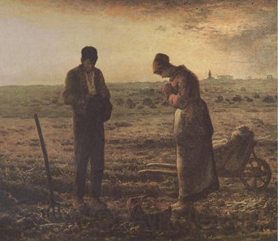 Jean Francois Millet The Angelus (Evening Prayer) (mk22) Norge oil painting art